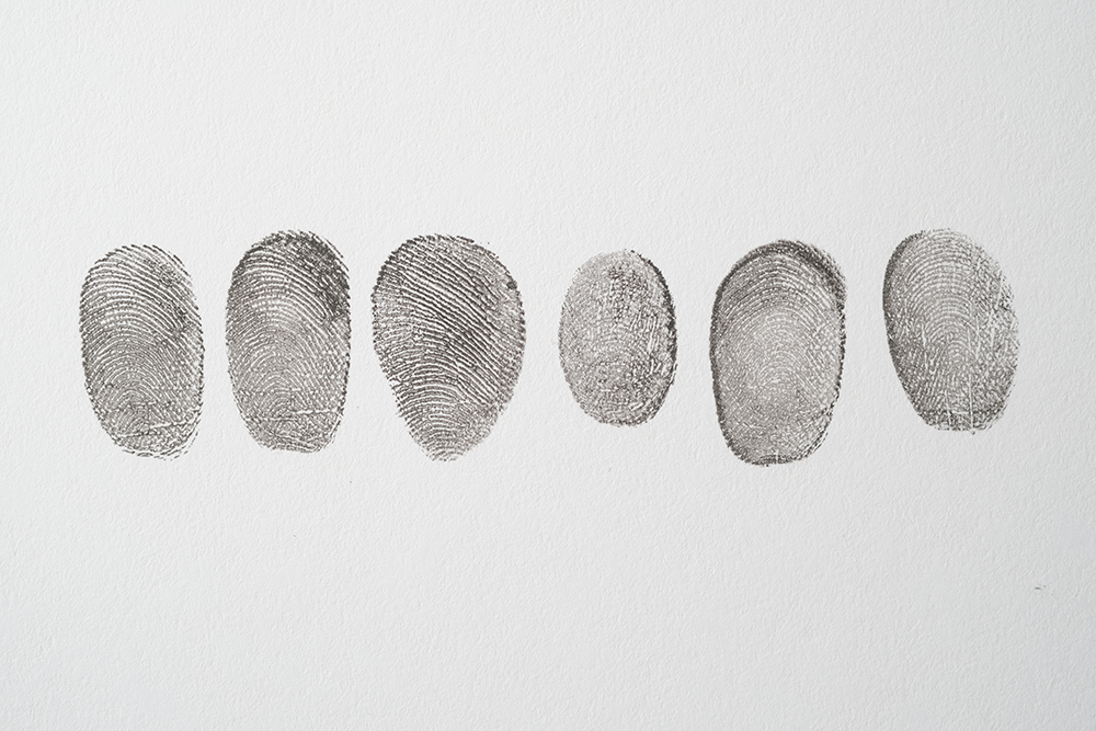 fingerprints on paper