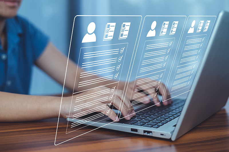 hr using screening software